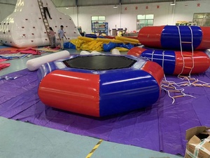 Precio barato flamenco trampolines de agua deportes flotantes inflable parque acuático trampolín inflable flamenco trampolín de agua de mar - Product Image 5