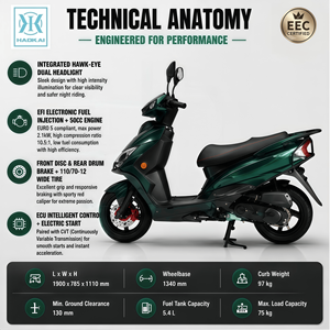 Moto sportive <span class=keywords><strong>50CC</strong></span> à essence, fiable et économique en carburant, <span class=keywords><strong>scooter</strong></span> <span class=keywords><strong>pour</strong></span> adultes, idéal <span class=keywords><strong>pour</strong></span> les livraisons en ville et les trajets quotidiens en ville - Product Image 2