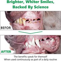 Poudre Nettoyante pour Dents de Chiens et Chats la Plus Vendue, à Base d'Algues Marines, Réduit la Plaque Dentaire et la Mauvaise Haleine, Soutient le Système Immunitaire, 2G, Absorption Rapide
