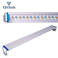 Lampe LED réglable pour aquarium, 8-30 pouces, faible MOQ, lumière WRGB commutable pour aquarium de récif