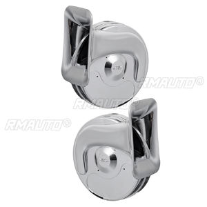 1/2PcS Klaxon Électrique Super Puissant 110DB 12V Étanche Type Escargot Son Fort pour Voiture Moto Camion Bateau - Product Image 2