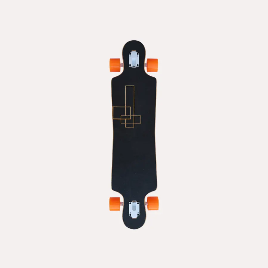 Papan panjang Skateboard papan panjang Kanada Maple warna polos mode baru buatan Ni Tiongkok