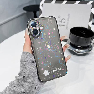เคสโทรศัพท์ลายดอกไม้ไฟและดวงดาว สำหรับ iPhone 16/ 15 Plus / 17 Pro Max  งานศิลปะ 14  แบบปรับแต่งได้ 13  กันกระแทก - Product Image 2