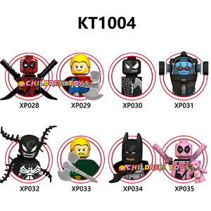 KT1004 superhéroes película Thor Bat Dead Wade Winston Wilson hombre piscina Mini acción educativa montaje bloque de construcción figura juguete - Product Image 6