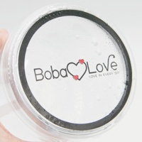 Etiquetas Redondas Personalizadas Transparentes para Mascotas en Rollo, Etiquetas Adhesivas Redondas Impermeables para Alimentos para Empaquetado