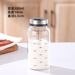 Glass Seasoning Jars & Shakers Set – Premium Kitchen <b>Storage</b> for Salt, Pepper, <b>Spices</b> & BBQ Dry Rubs - Product Image 6