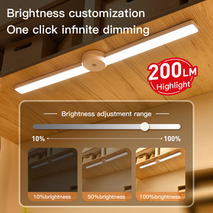 Lampe pliable sous l'armoire, rechargeable USB-C, capteur de mouvement, 3 températures de couleur, luminosité réglable, veilleuse d'intérieur - Product Image 3