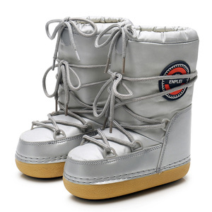 Stivali da Neve Autunno-Inverno per Donna, <span class=keywords><strong>Scarponi</strong></span> da Sci Genitore-Figlio in Gomma, per Escursioni sulla Neve - Product Image 5