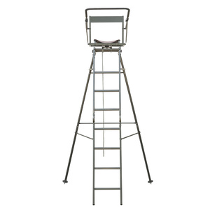Trípode Portátil de Aluminio para Caza, con Asiento y Escalera para Caza de Ciervos - Product Image 1