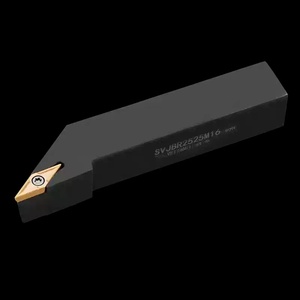 Outil de tournage cylindrique externe de poteau d'outil de tour <span class=keywords><strong>CNC</strong></span> avec une pointe pointue SVJBR2020K16/2525M16 à 93 degrés pour le traitement de contour - Product Image 1