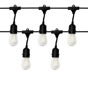 IP65 Waterproof Mini LED <b>String</b> Light 48ft 24 LED Warm White Plastic Wire Indoor Patio Bedroom Ambient <b>Lighting</b> - Product Image 1