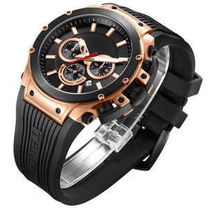 Đồng Hồ Đeo Tay Horloge Orologio Uomo Personalizzato Mặt Lớn Đồng Hồ Đeo Tay Nam Bằng Thép Không Gỉ Tùy Chỉnh Chống Nước Chronograph - Product Image 2