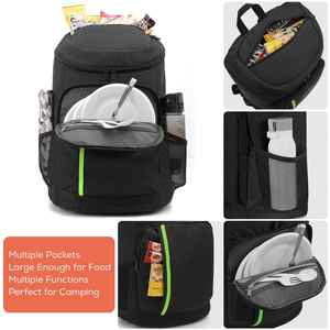 Designer Bags Large Soft Cooler Bag <b>Insulated</b> <b>Lunch</b> <b>Box</b> Backpack with Zippered Dispensing Lid Outdoor for Campus Cooler Bag - Product Image 5