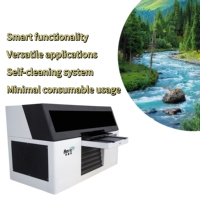 Impresora de Inyección de Tinta UV Automática Beric A3, Cabezales Dobles Industriales de Cama Plana, 2400 DPI, para Carcasas de Teléfono, Vidrio y Barniz, Nuevo Cabezal de Impresión XP600