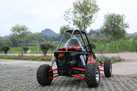Kart de course à un siège 180CC, kart à pédales à quatre roues, buggy tout-terrain pour adultes