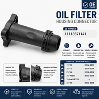 Tutup Reservoir Oli Mesin Pinnacle Fit untuk Bmw1 2 3 15-18;f30 Lci 15-18;one D B37b;f20 14-19;f32 16-18; Oe 11118571141