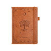 Carnet personnalisé A5 en cuir PU avec couverture transparente en plastique, motif floral mignon, couverture rigide, journal de voyage, logo personnalisé, carnets vierges