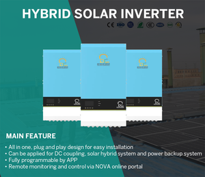 Convertisseur <span class=keywords><strong>solaire</strong></span> hybride fiable BR SOLAR 3000W avec sortie unique, efficacité de 99,5% pour les systèmes de stockage d'énergie résidentiels - Product Image 3