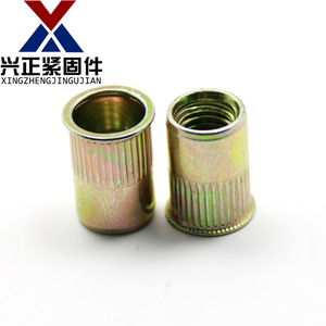 Écrous à riveter Xingzheng M3 M4 M5 M6 M8 M10, en acier au carbone zingué, grade 4.8, norme GB17880 - Product Image 3