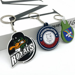 Custom Promotional Keychains & Carabiners Personalized Silicone Rubber Keychain with Carabiner for Personal Use or Business