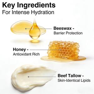 Private Label Beef Tallow <b>Face</b> Moisturizer Cream Shea Butter Hyaluronic Acid Paraben-Free/Sulfate-Free/Silicone-Free for All - Product Image 6