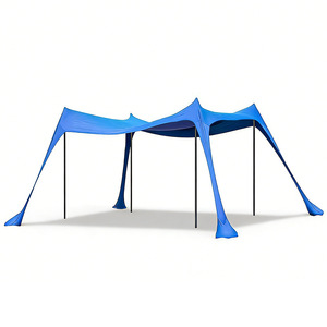 Auvent de plage, parasol 3000 mm, abri imperméable, abri solaire, pêche en plein air, tente de camping multifonctionnelle portable - Product Image 5
