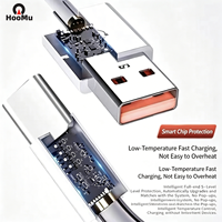 Cargador Rápido Tipo-C, Cable de Carga Rápida USB C a A de 1 m y 6 A con Cubierta de PVC Trenzada para Teléfonos Móviles