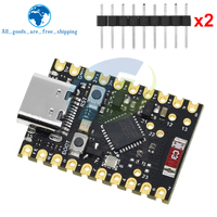Placa de Desarrollo TZT ESP32-C6 SuperMini, Microcontrolador, Programación, Aprendizaje, Placa Base