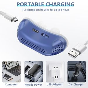 Appareils électriques anti-ronflement Dispositif anti-ronflement à double vortex Ventilateur efficace de prévention du ronflement - Product Image 3