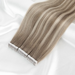 Extensiones de Cabello con Cinta Adhesiva Ombre al por Mayor de LeShine, Extensiones de Cabello Humano Virgen Invisibles sin Costuras - Product Image 1