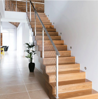 Escalier flottant préfabriqué de bonne qualité et facile à installer, fournisseur chinois