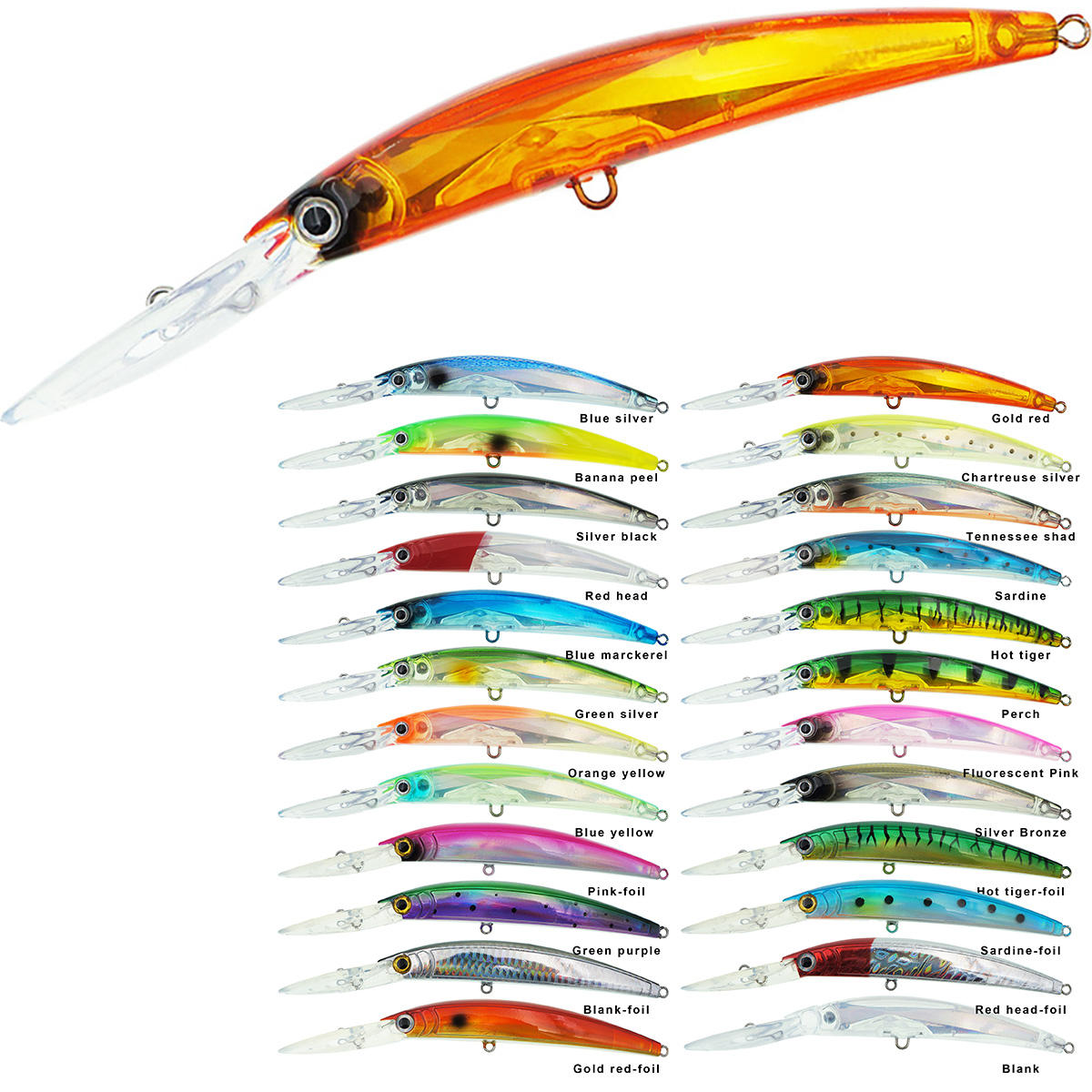 VTAVTA Fishing Lures Realistic Baits for Bass Pike
