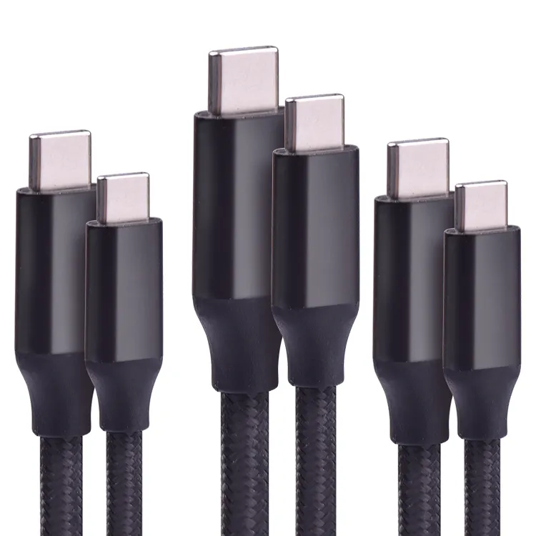 Pd 100w fast charging type-c to type-c cable 20V 5A Custom logo Brand usb c kabel