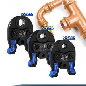 Kit d'outils de sertissage hydraulique sans fil ProPress pour tuyaux en cuivre et acier inoxydable, <span class=keywords><strong>machine</strong></span> de <span class=keywords><strong>plomberie</strong></span> VAU15 20 25mm <span class=keywords><strong>à</strong></span> mâchoires compactes, Australie - Product Image 3