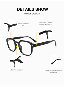 Cổ Điển Thương Hiệu Quang Học Khung Kính Thiết Kế Chất Lượng Cao Khung Quang Học 2024 Nam Giới Phụ Nữ Thời Trang Ngoài Trời - Product Image 4