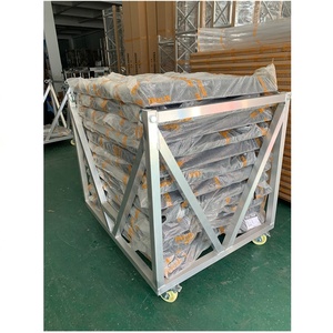 Barriera di controllo della folla di sicurezza in alluminio con rivestimento di potere nero di superficie concerto crash pieghevole colpo attraverso la barricata per l'evento - Product Image 6