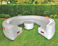 Ensemble de mobilier gonflable d'extérieur Chaises et canapés pour fêtes de jardin Guangdong Chesterfield Fauteuil gonflable à air libre et tantra