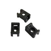 Attache-câble en forme de selle, clip de fixation pour câble, organisateur de câbles de type selle avec positionnement par trou de vis
