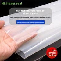 Huaqi Industrial Transparent Silicone Roll High-temperature-resistant Silicone Sheet Flame-retardant Antistatic Rubber