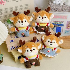 QQ Peluche Christmas Overalls Reindeer Plush Key Chains Plushies Lifelike Reindeer Plush Toy Stuffed Animals & Plush Toys Wholes - Product Image 2