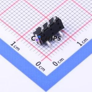 MS-22D17-G2 Slide Switch SMD Switch Double Pole Double Throw Rectangle Pin Header Gull Wing Type 9.1mm - Product Image 2