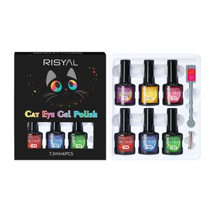 Set de Gel para Uñas Ojo de Gato de Venta Caliente, Nuevo Gel de Fototerapia Iluminador, Cuentas de Vidrio Arcoíris Guayaba, Capa Base y Superior Mate - Product Image 5