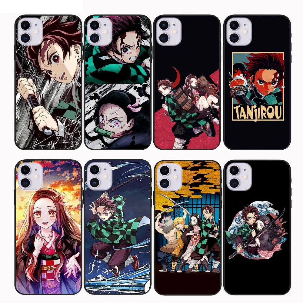 Custom Anime silicone Phone Case For iPhone 13Pro Max 12 Mini 11 Pro XR XS MAX X 8 7 6 6s Plus SE3 Phone Cover