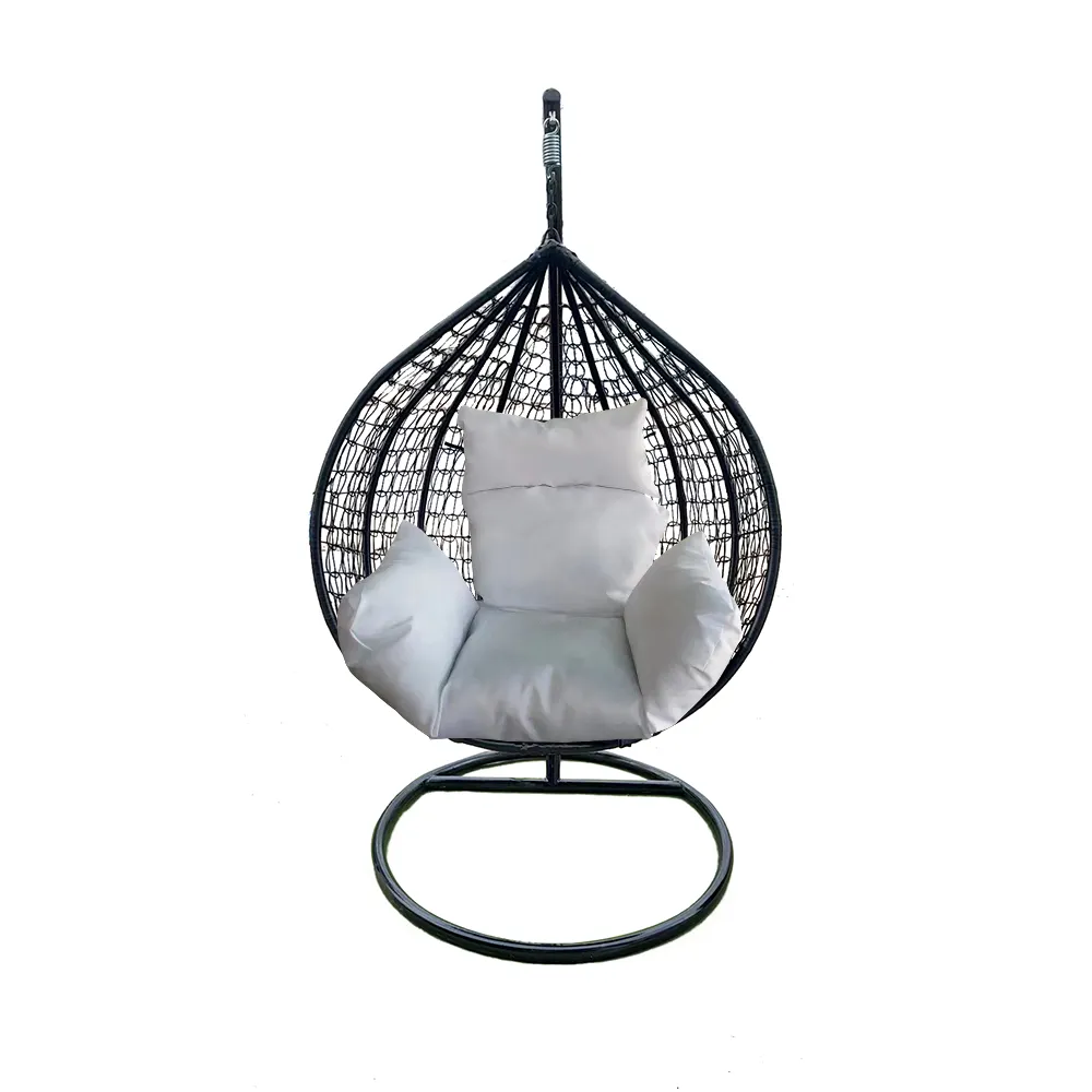 Hot Sales Wholesale Outdoor Garden Hotels Lounge Round Rattan Hanging Egg Swing Chair