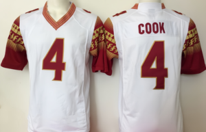 Groothandel Amerikaanse college voetbaltenues 13 # Travis Cook Topkwaliteit Gestikte Limited Edition Voetbalshirt - Product Image 5