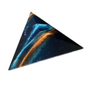 Cabine DJ triangle led de taille personnalisée, affichage couleur, pour l'intérieur, prix