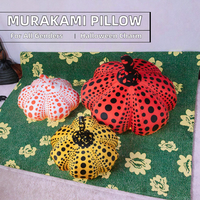Almohada de Peluche de Calabaza Creativa de Takashi Murakami, Lindo Diseño de Halloween, Relleno de Algodón PP, Juguete de Peluche para Niños