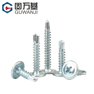 Vis autoperceuses Guwanji M4.2 M4.8 à tête ronde, zinguées bleu-blanc, pour la construction - Product Image 3