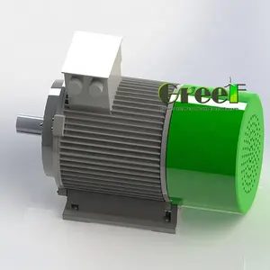 10kw 60RPM 3 fazlı ac düşük rpm kalıcı mıknatıslı senkron jeneratör/düşük hızlı alternatör