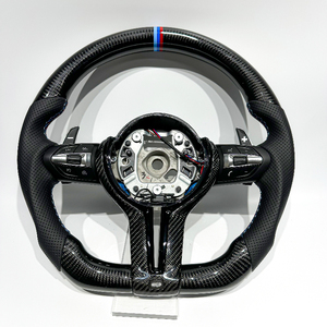 Volante de Fibra de Carbono Negra de Calidad para <span class=keywords><strong>BMW</strong></span> <span class=keywords><strong>F30</strong></span> F35 F82 F22 F23 F25 M3 M4 M2, Envío desde EE. UU., para <span class=keywords><strong>BMW</strong></span> Serie 3 y Serie 4 - Product Image 2